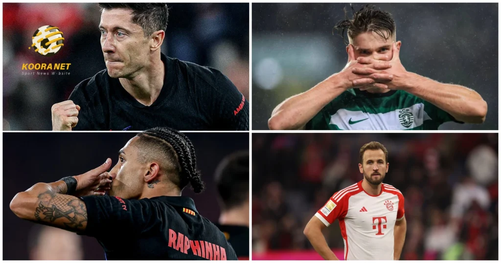 محمد صلاح وعمر مرموش في قائمة أفضل 20 هدافًا هذا الموسم